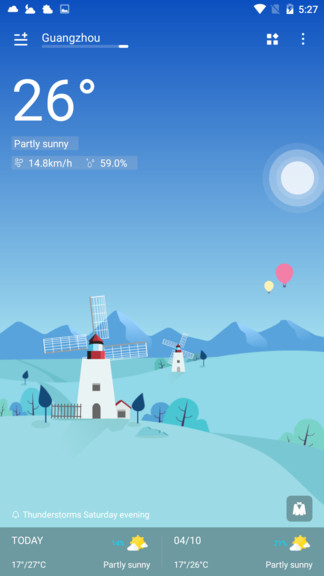 365桌面天氣手機(jī)版weather v1.17.1 安卓版 0