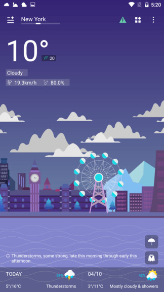 365桌面天氣手機(jī)版weather v1.17.1 安卓版 2