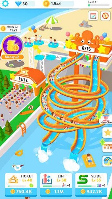 瘋狂水上滑梯游戲 v1.7.0 安卓版 0