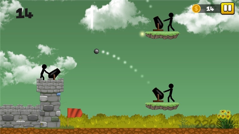 火柴人大炮射手游戲 v1.1 安卓版 3