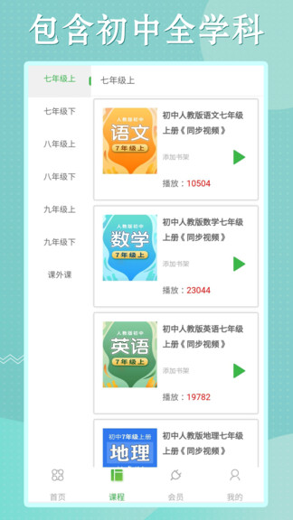 初中語數(shù)英同步學1
