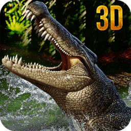 鱷魚獵人3d