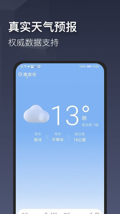 真實(shí)天氣預(yù)報(bào)軟件 v2.1.4 安卓版 0