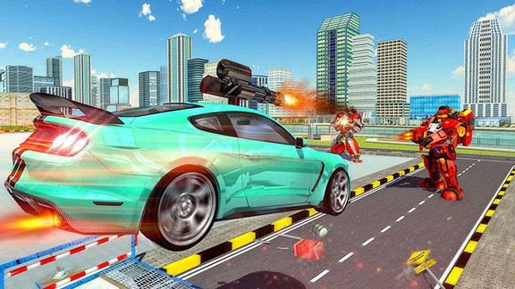 警車(chē)變形機(jī)器人最新版 v1.0.15 安卓版 0