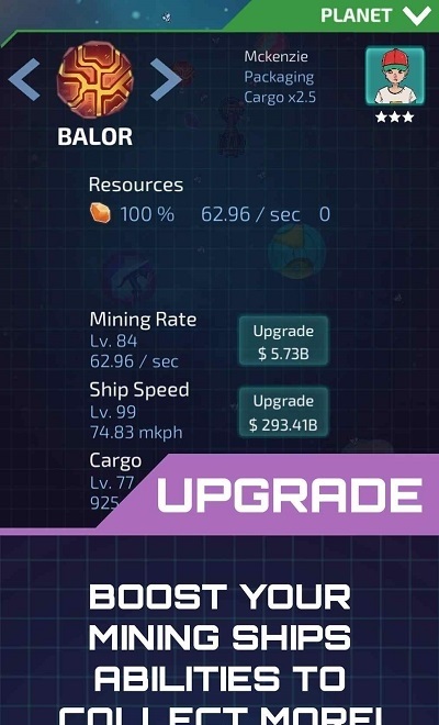 閑置的行星曠工游戲 v1.7.26 安卓版 0