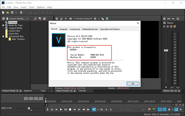vegaspro18最新版 v18.0.0.284 官方版 0