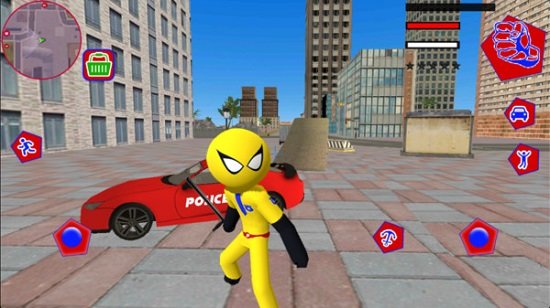 警察火柴人繩索英雄免費(fèi)版 v1.0 安卓版 0