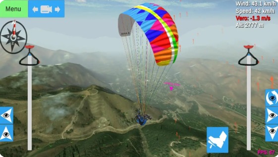 滑翔傘模擬器手機(jī)軟件(Glider Sim) v1.4 安卓版 3