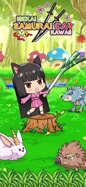 異世界可愛武士貓游戲 v1.1 安卓版 1