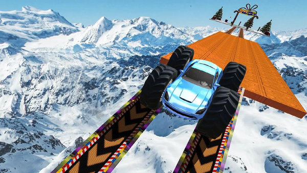 瘋狂的汽車特技游戲 v1.2 安卓版 0