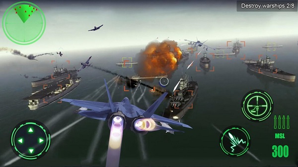 空中戰(zhàn)場(chǎng)3d雷霆空戰(zhàn)游戲 v1.1.1 安卓版 0