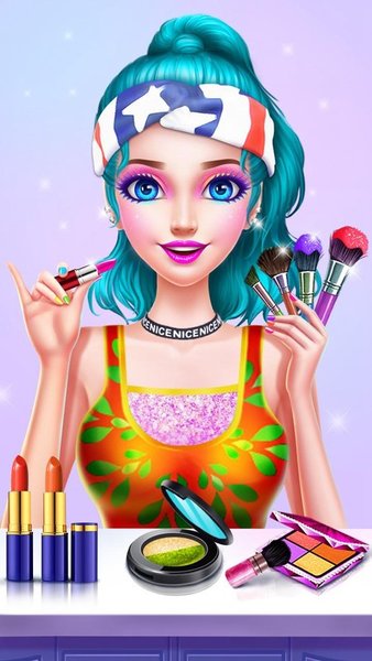 瑜伽女孩美妝手機游戲