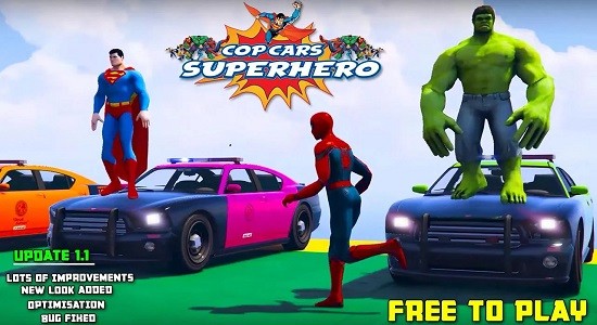 超級英雄警車游戲 v1.0 安卓版 2