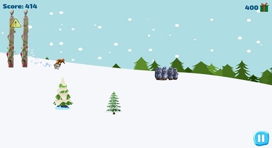 灰熊滑雪冒險游戲