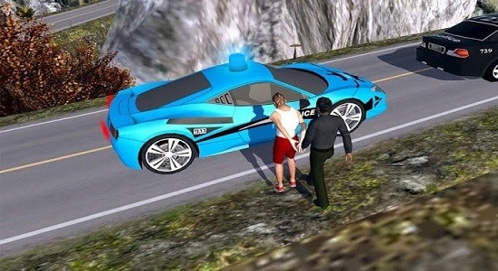 警官警車駕駛 警官警車駕駛游戲