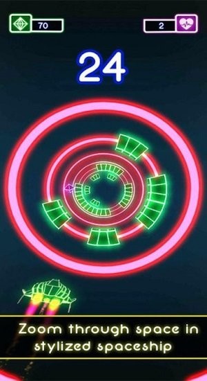 太空驅(qū)動(dòng)渦旋游戲