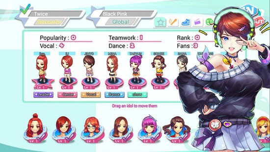 校園明星養(yǎng)成漢化版 v1.2.56 安卓版 2