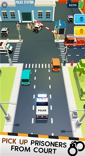 警官駕駛模擬器游戲