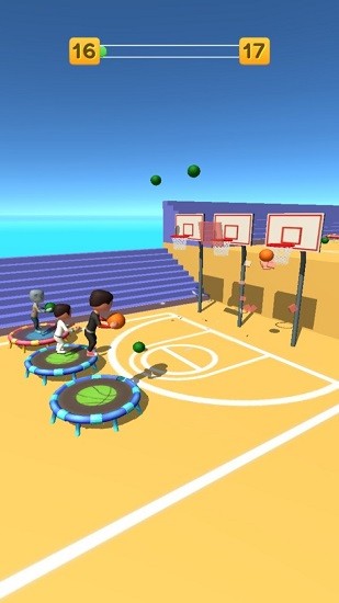 蹦床籃球3d游戲 v1.103 安卓版 0