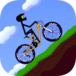 火柴人登山自行車(chē)游戲