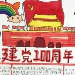 建黨100周年優(yōu)秀手抄報(bào)模板