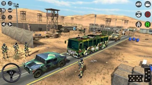超級(jí)陸軍巴士駕駛游戲 v1.11 安卓版 0