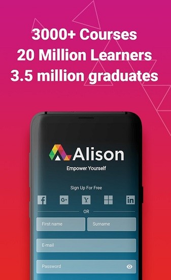 alison慕課平臺 v3.3.51 官方安卓版 1