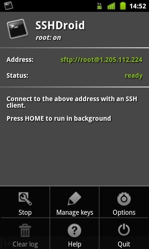 sshdroid專(zhuān)業(yè)版 v2.1.2 安卓版 3
