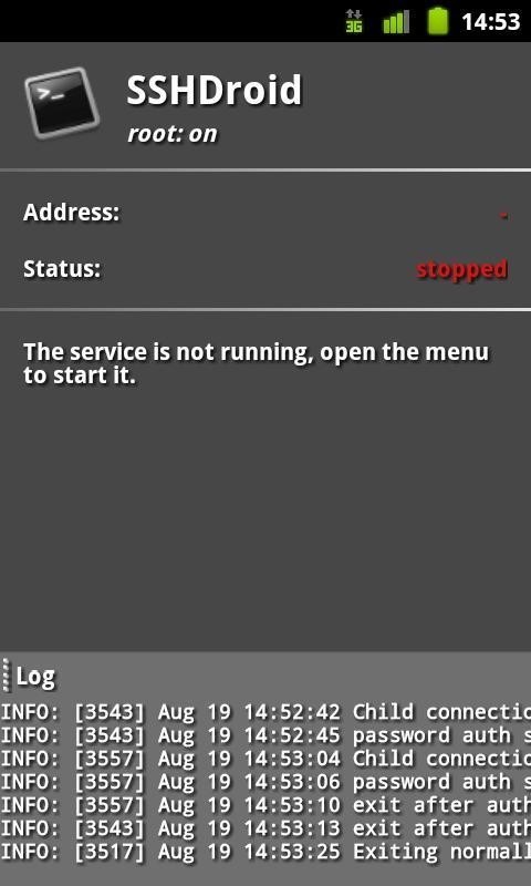 sshdroid專(zhuān)業(yè)版 v2.1.2 安卓版 1
