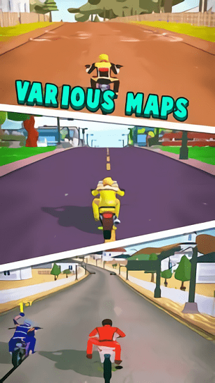 摩托特技沖刺免費(fèi)版(Road Battle Extreme Racing Smash 3D) v4.0 安卓版 0