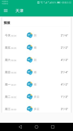 一周天氣預(yù)報app v901 安卓版 3