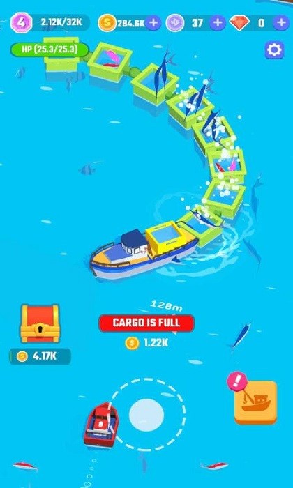閑置漁船手游(Idle Fishing Boat) v1.0 安卓版 0