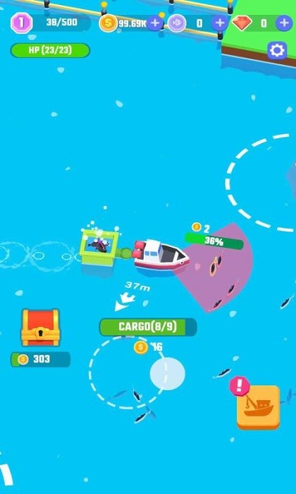 閑置漁船手游(Idle Fishing Boat) v1.0 安卓版 3