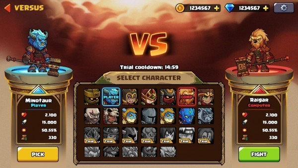 超級(jí)勇士格斗(brawlfighter) v0.1.6 安卓版 0