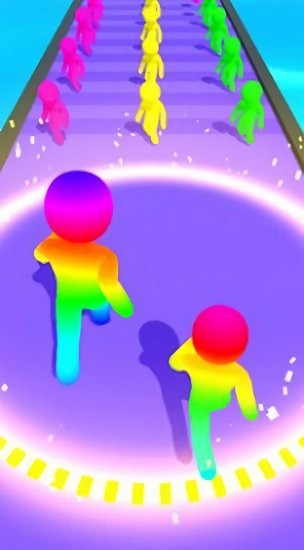 彩色跑步人群最新版(Color Run Crowd Switch) v0.4 安卓版 0