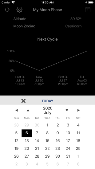 我的月相app(my moon phase pro) v3.3.1 安卓版 1