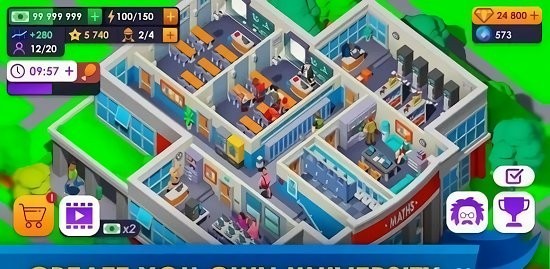 大學(xué)帝國大亨最新版(University Empire Idle Tycoon) v1.0.5 安卓版 1