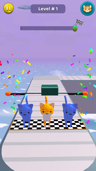 貓咪障礙賽3D(Cat Run 3D) v0.3 安卓版 1