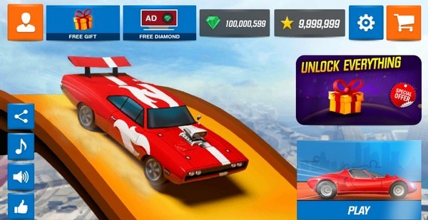 不可能的車技手游(Impossible Car Stunt) v4.5 安卓版 2