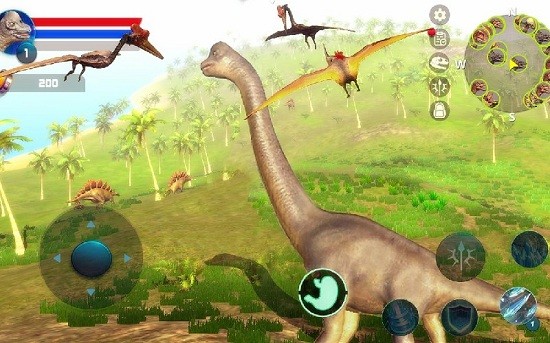 腕龍模擬器游戲(Brachiosaurus Simulator)2