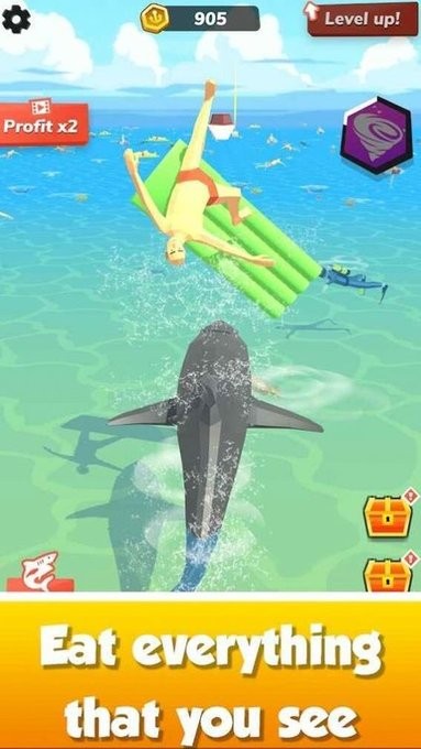 貪吃的鯊魚中文版 v3.7 安卓版 0