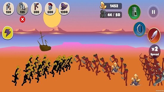 火柴人戰(zhàn)爭(zhēng)帝國(guó)戰(zhàn)爭(zhēng)(Stickman Battle Empires War) v1.0 安卓版 0