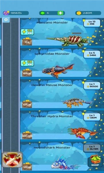 海洋侏羅紀(jì)大亨游戲(sea jurassic tycoon) v12.83 安卓版 3