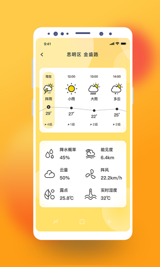 極簡桌面天氣 v1.0.0 安卓版 0