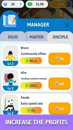 放置功夫免費版(Idle KungFu) v1.0.0 安卓版 2