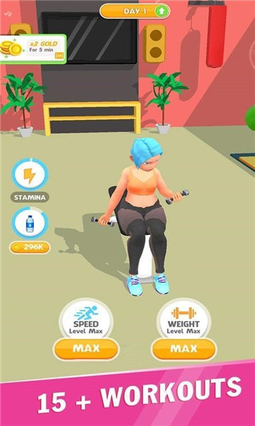 閑置健身鍛煉免費版(Idle Workout Fitness) v1.2.0 安卓版 1