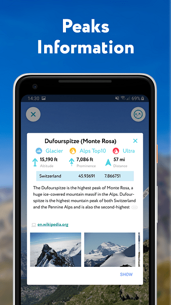 peakvisor apk v1.0.7 安卓中文版 3