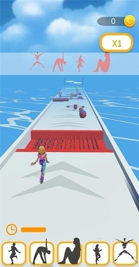 體操運(yùn)動員3D最新版(GymRunner3D) v0.2.1 安卓版 2
