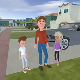 超級(jí)爸爸游戲(Super Dad : Virtual Happy Family Game)