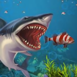 海洋鯊魚模擬器游戲(Underwater Sea Monster Attack)